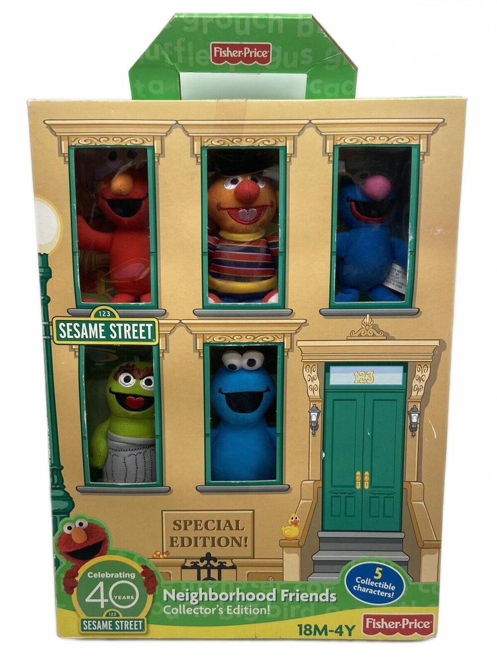 Vintage Fisher Price Sesame Street Neighborhood Friends Collector Edition